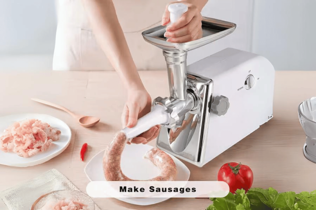 meat grinder and sausage stuffer