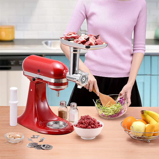 Features of the KitchenAid® Stand Mixer Meat Grinder