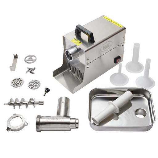 What Accessories are Available for the LEM Big Bite Meat Grinder?