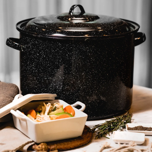What Makes a Granite Ware Stock Pot Ideal for Cooking?